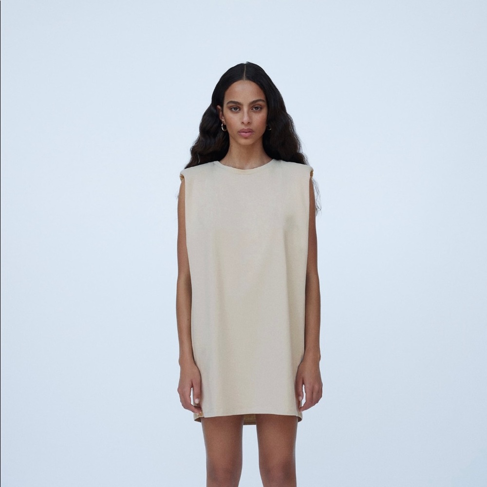 brand new Zara faux leather dress